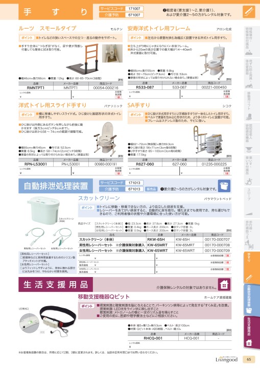 日建リース工業 福祉用具カタログ Vol.20 卸版
