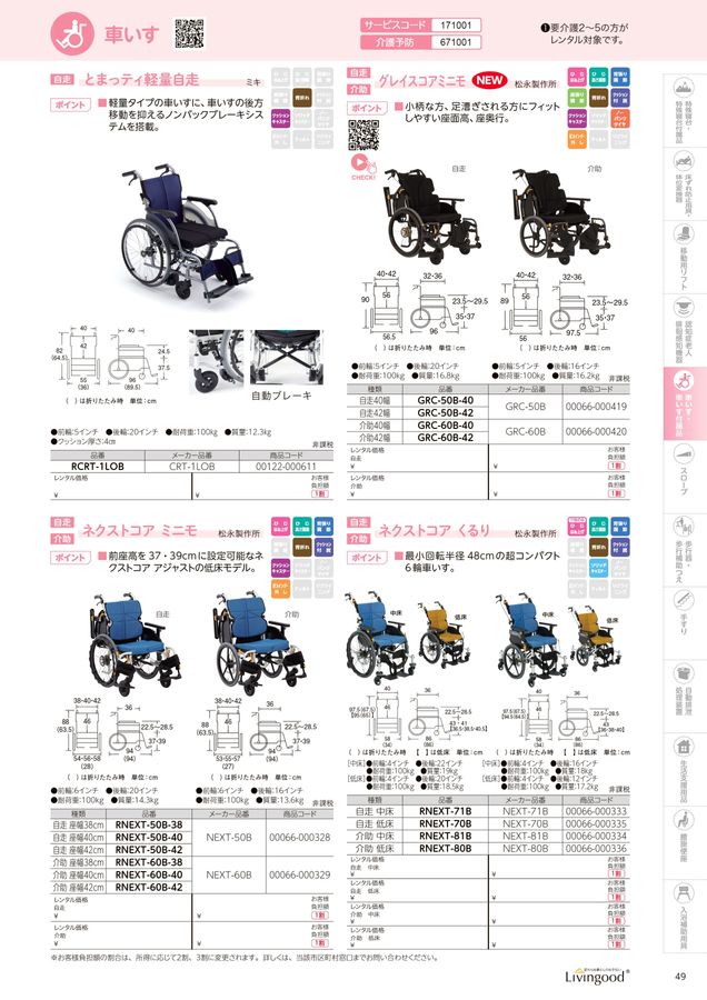 日建リース工業 福祉用具カタログ Vol.22